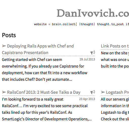 DanIvovich.com Archive