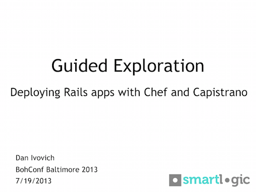 Deploying Rails Apps with Chef and Capistrano Presentation